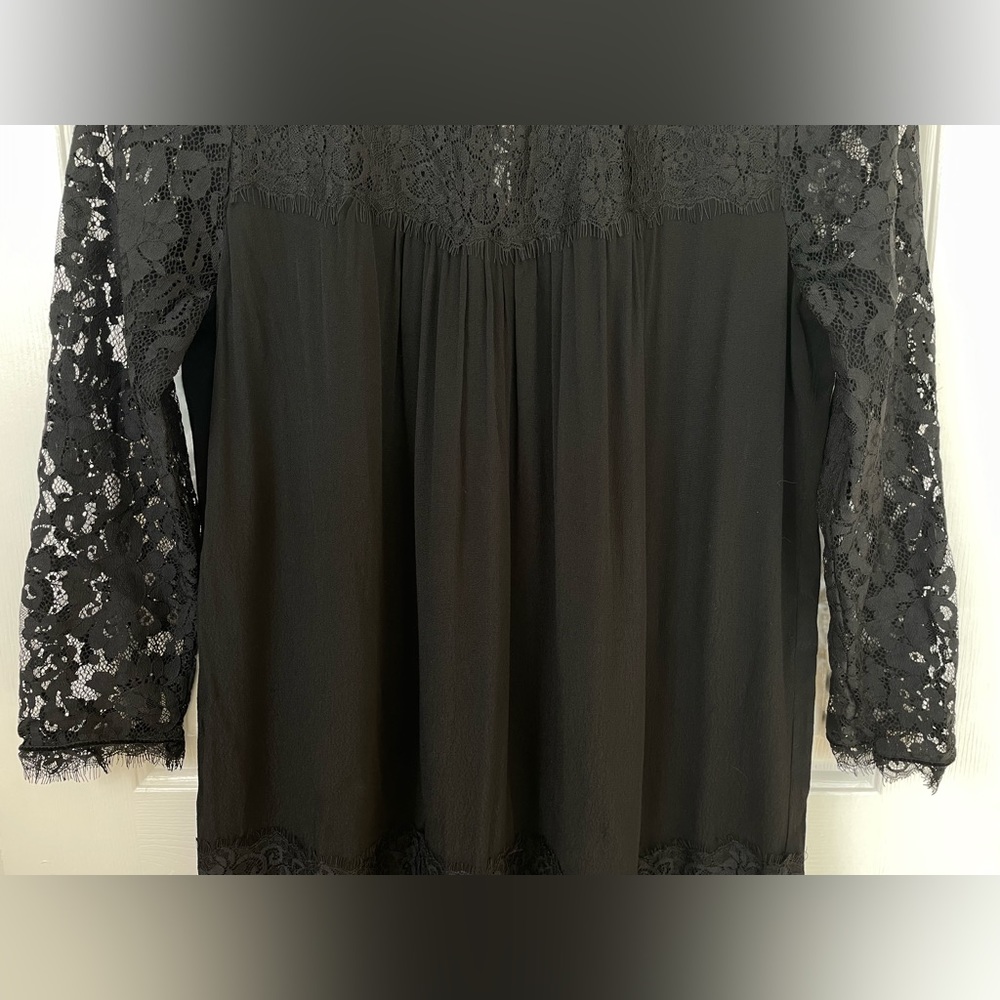 Juicy Couture Black‎ Label Medium Babydoll Lace Flare Lined Party Dress Women’s - Picture 3 of 14